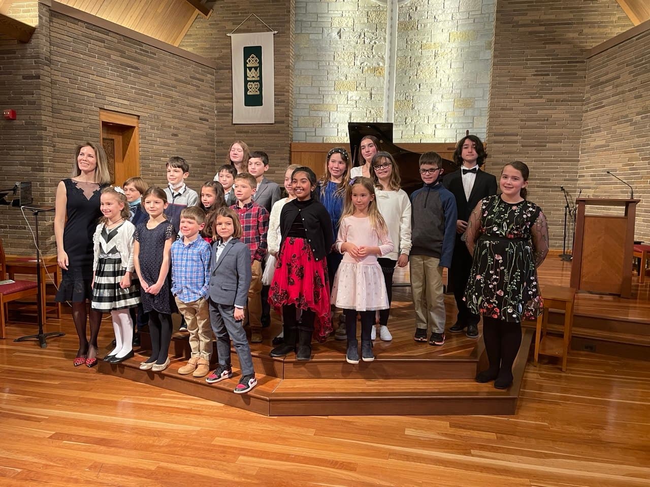 Family Music Academy students and teachers at a recital