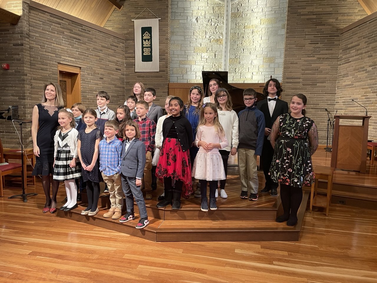 Family music academy group photo